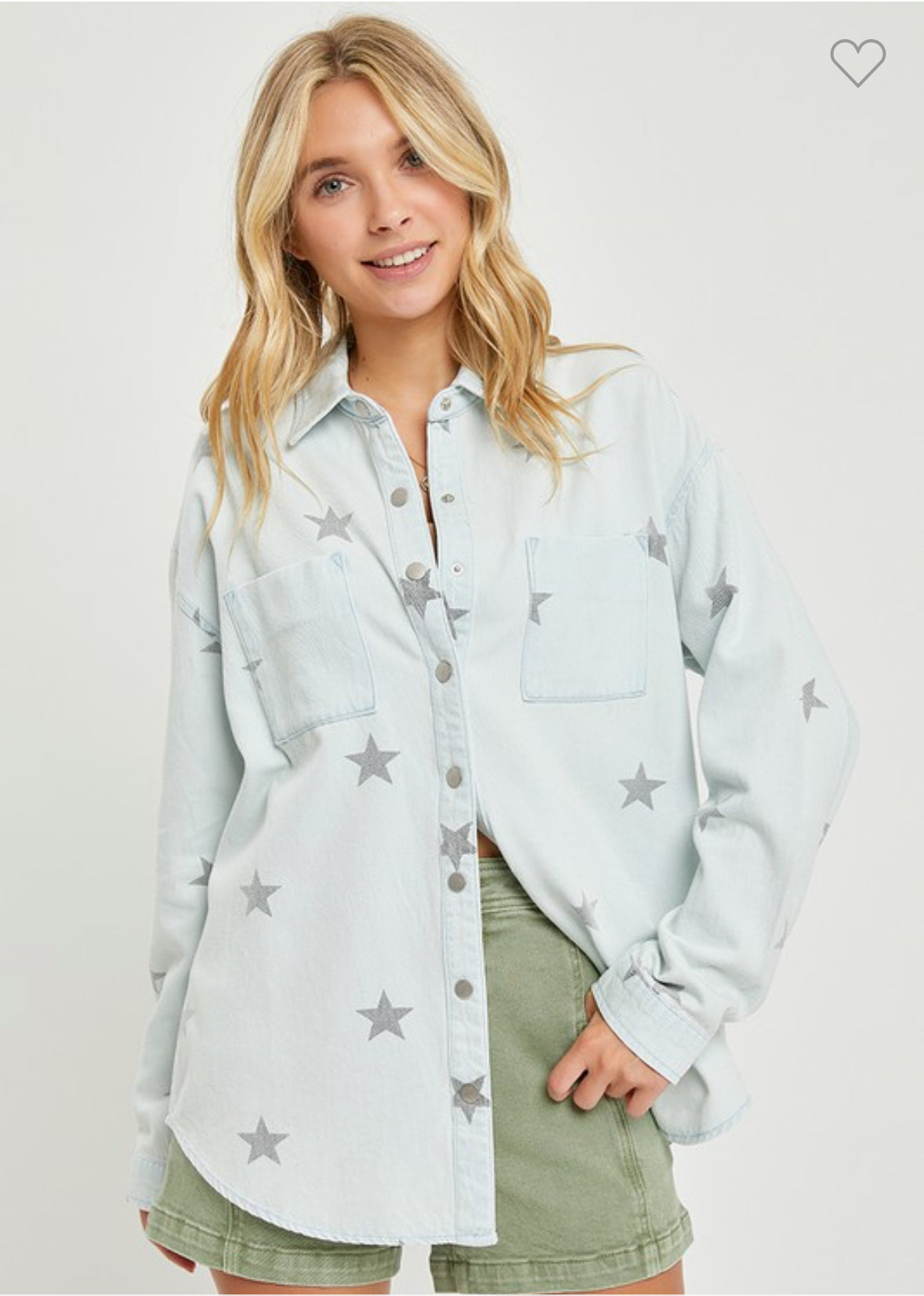 Star Button Up