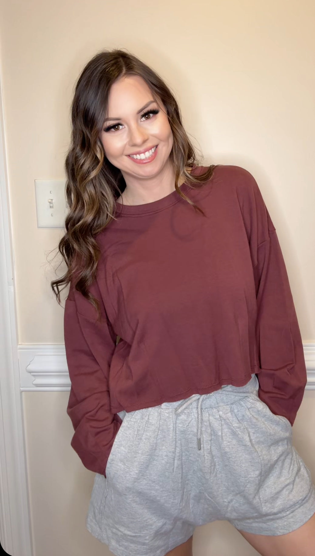 A Day In Cropped Pullover