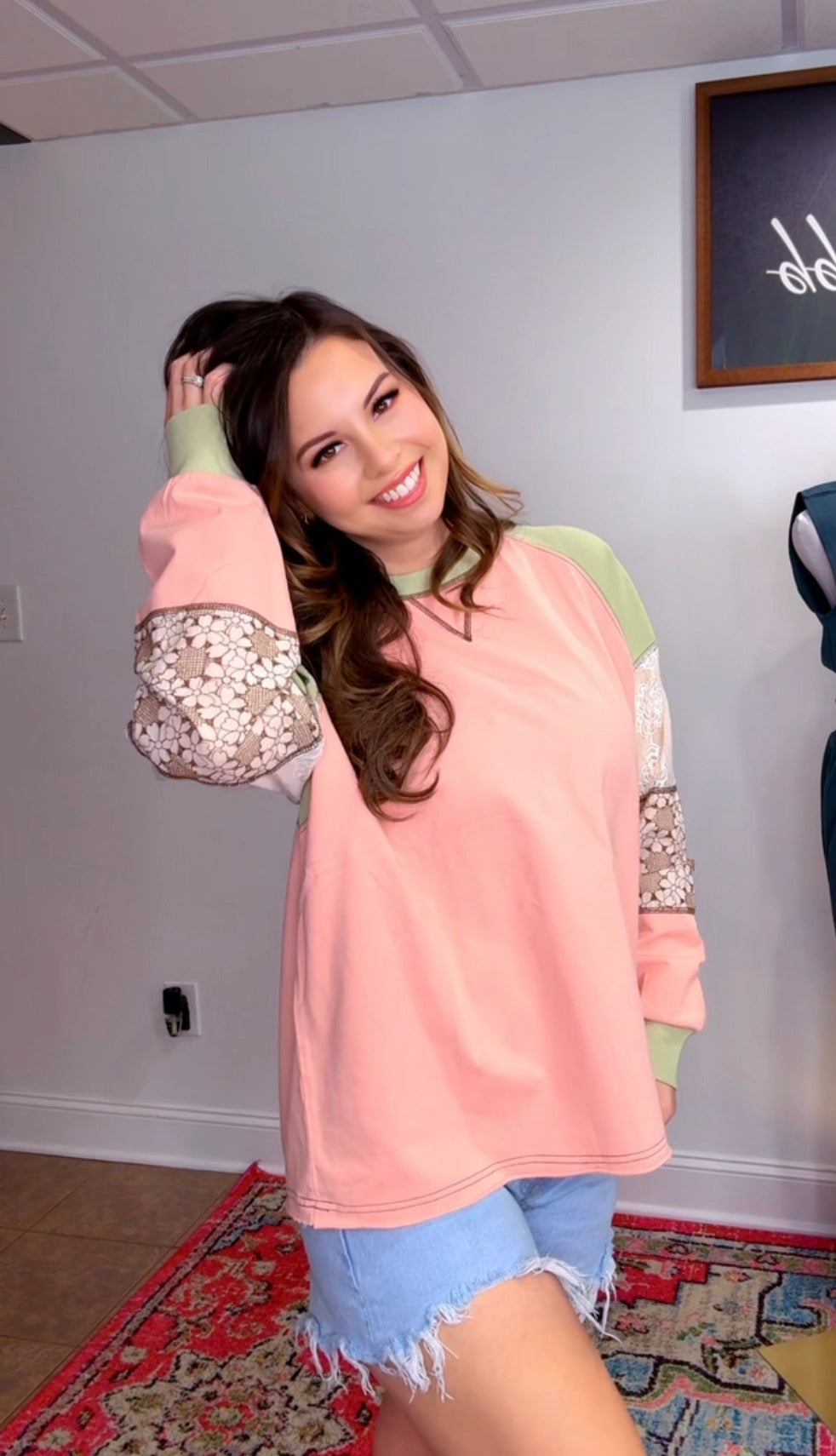 WASHED TERRY PULLOVER