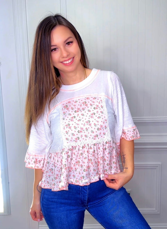 Floral Short Sleeve (2 colors)