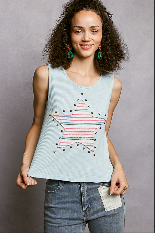 Star Stud Tank Top (2 colors)