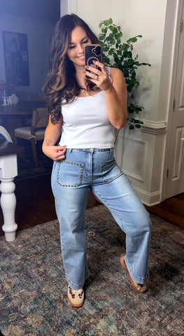 Tell Me About It Stud Jeans