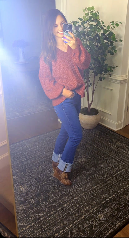 Soft To Touch Sweater POL (Red)