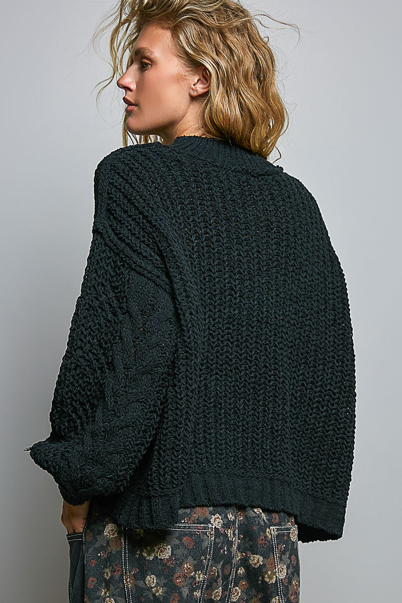 Fireside Chenille Sweater- POL