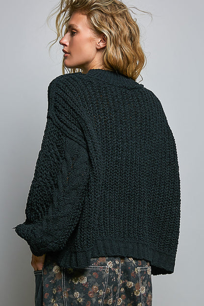 Fireside Chenille Sweater- POL
