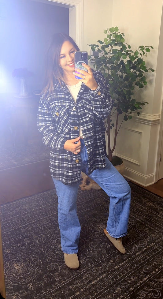 Plaid Lately Shacket