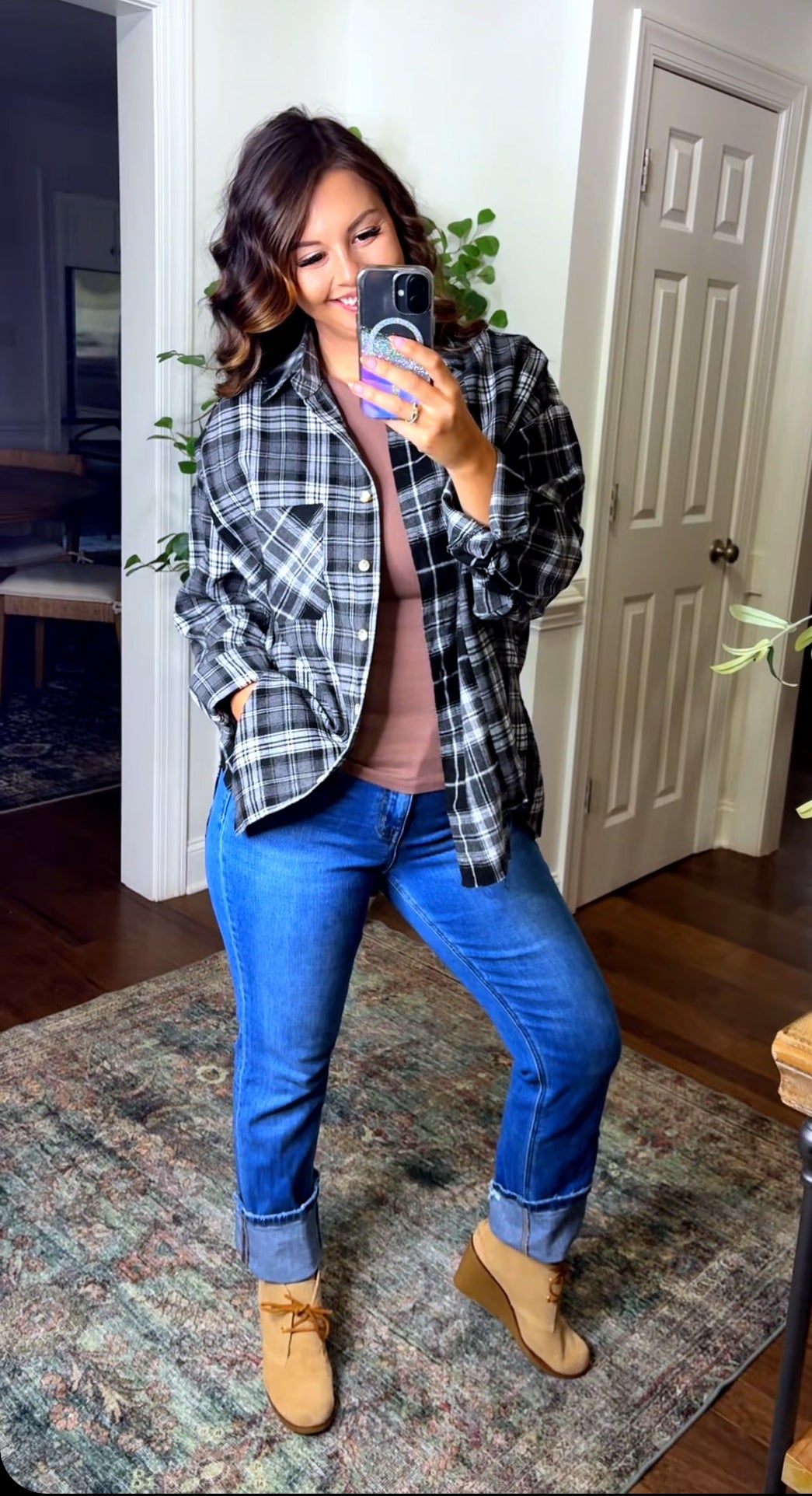 Darling Plaid Flannel (4 Colors)