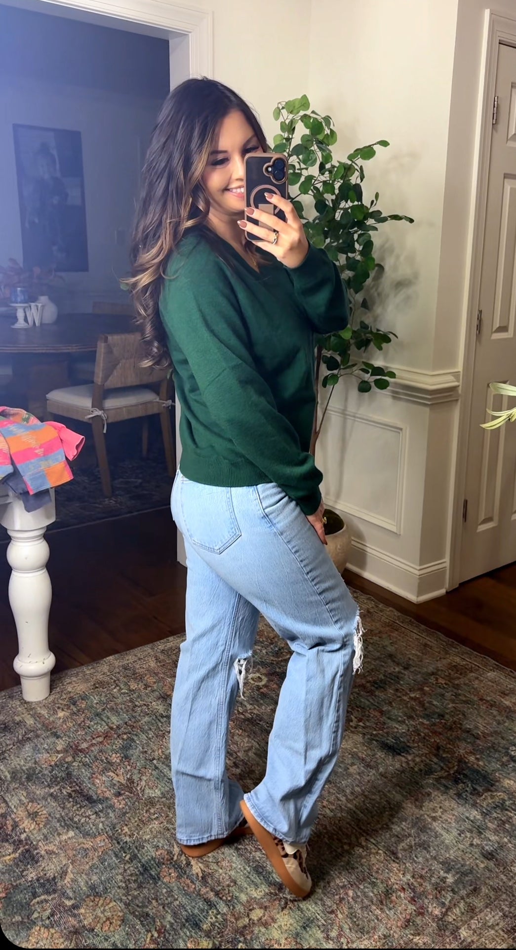 Winter Green Sweater