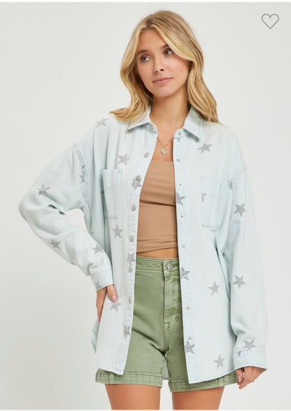 Star Button Up