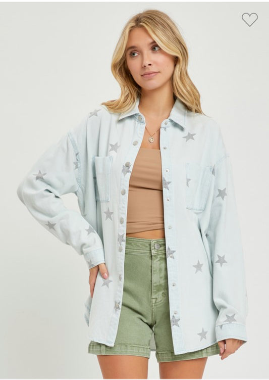 Star Button Up