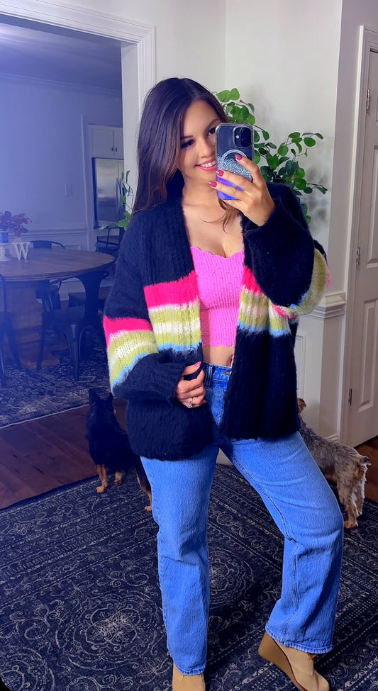 Fuzzy For Fall Cardigan (2 Colors)