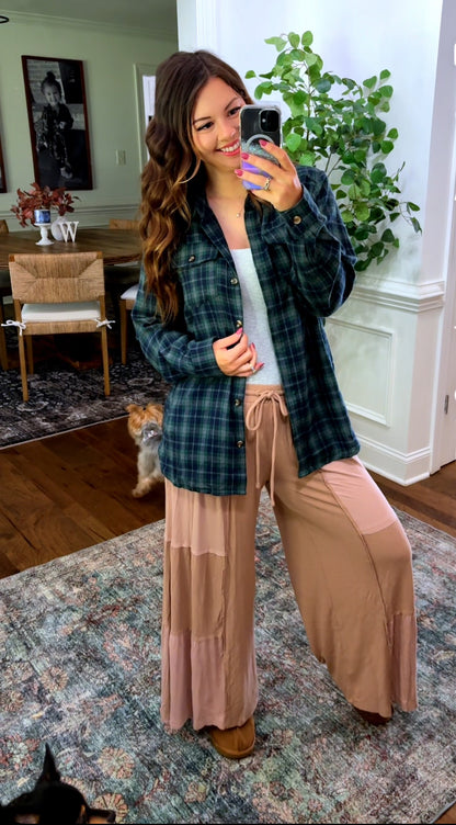 Darling Green Flannel
