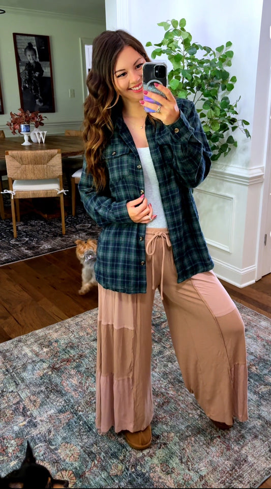 Darling Green Flannel