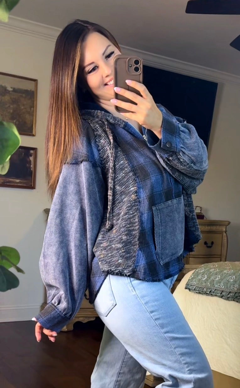 Thermal Print Patch Jacket (2 colors)