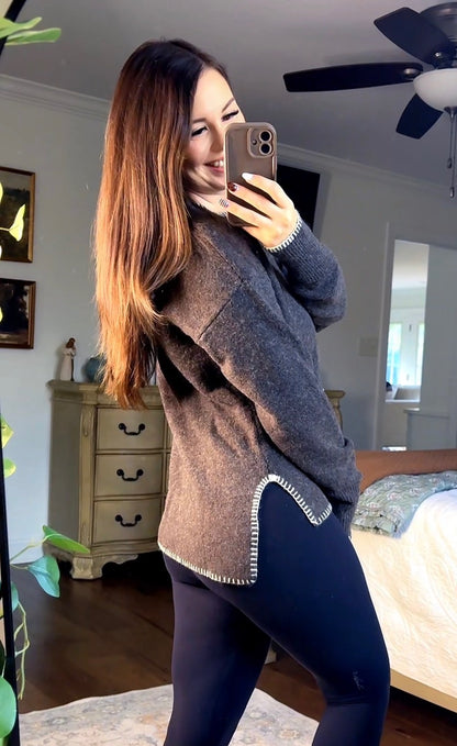 Everyday Charm Sweater- Zenana