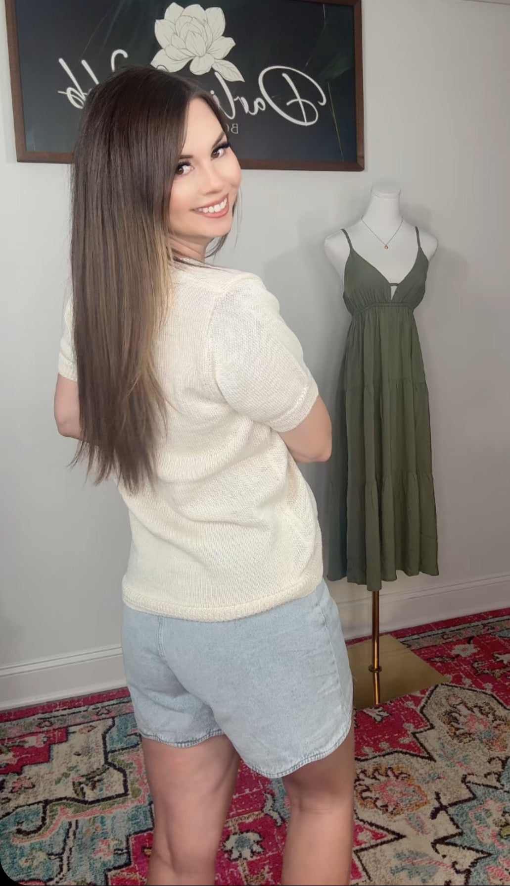 Subtle Floral Top