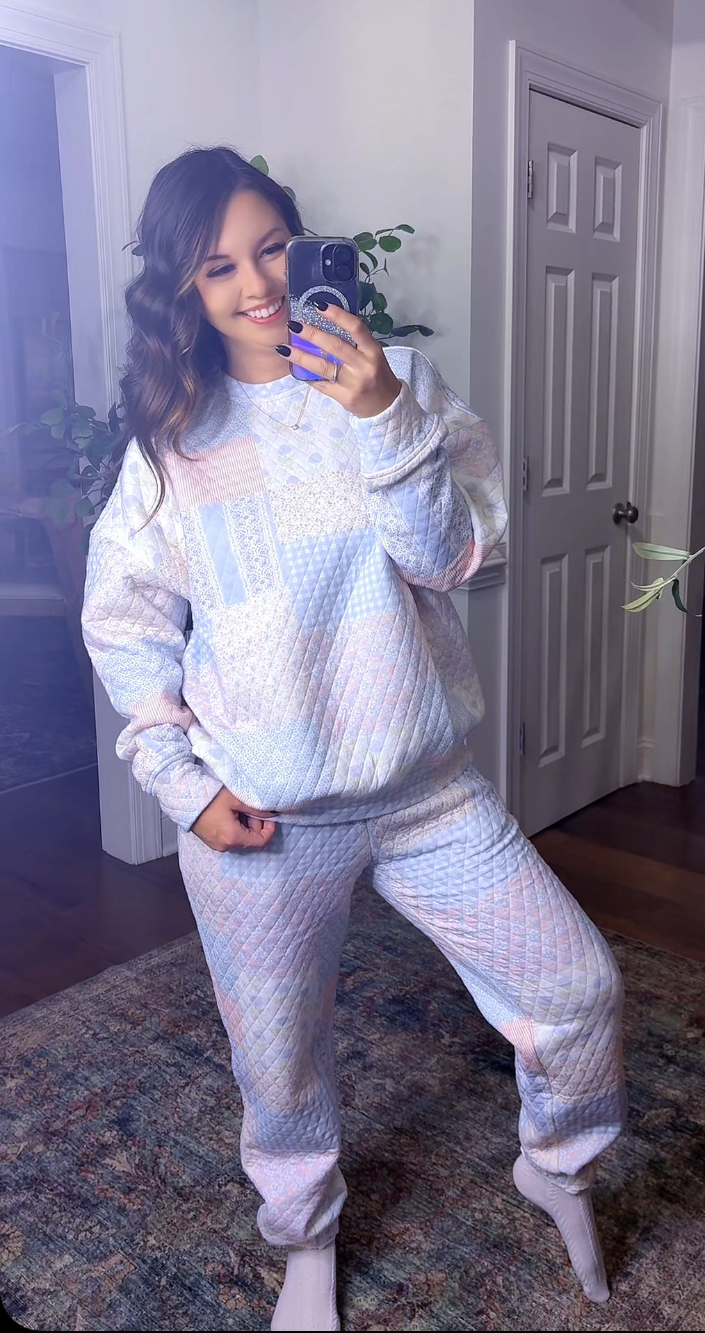 The Quilted Pastel Pullover