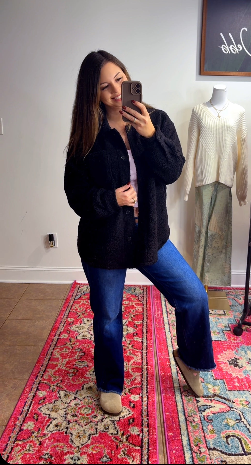 That Sherpa Button Up (2 Colors)