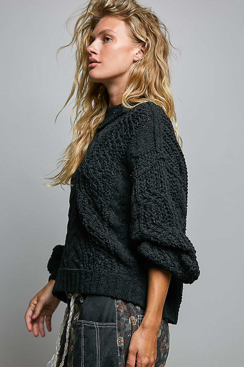 Fireside Chenille Sweater- POL