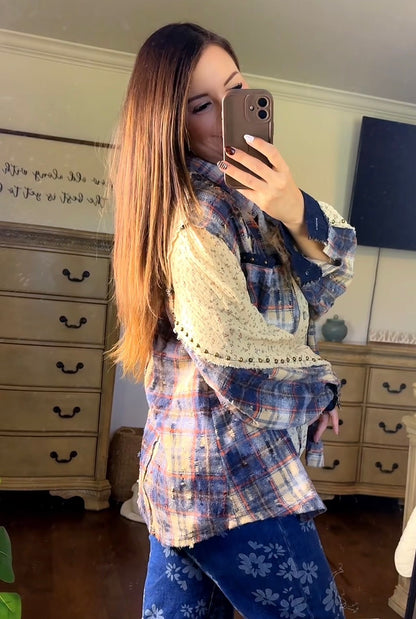 Prairie Patchwork Flannel- POL