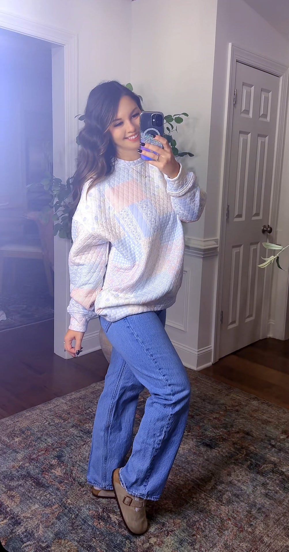 The Quilted Pastel Pullover