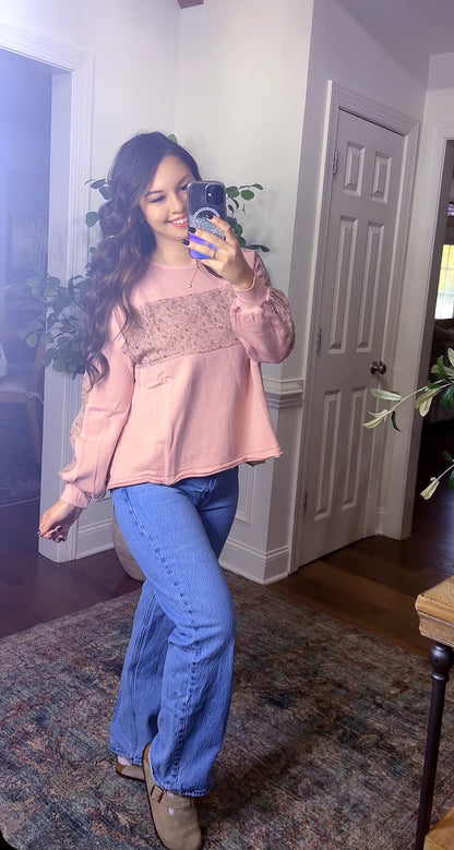 Boho Floral For Fall Top (2 Colors)