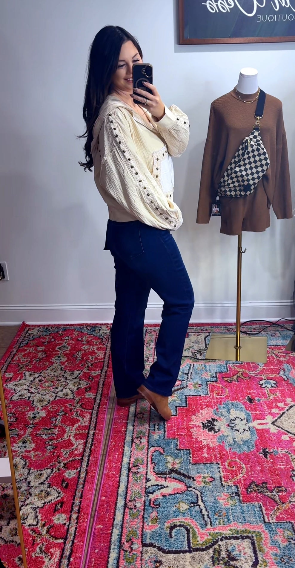 Ivory Stud Jacket