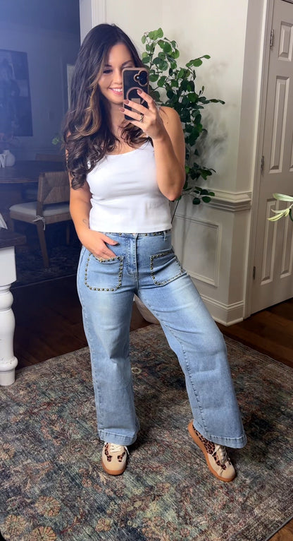 Tell Me About It Stud Jeans
