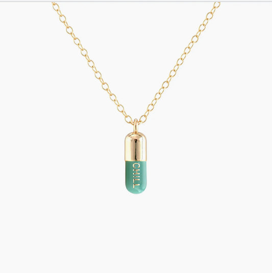 Chill Pill Necklace (3 Colors)