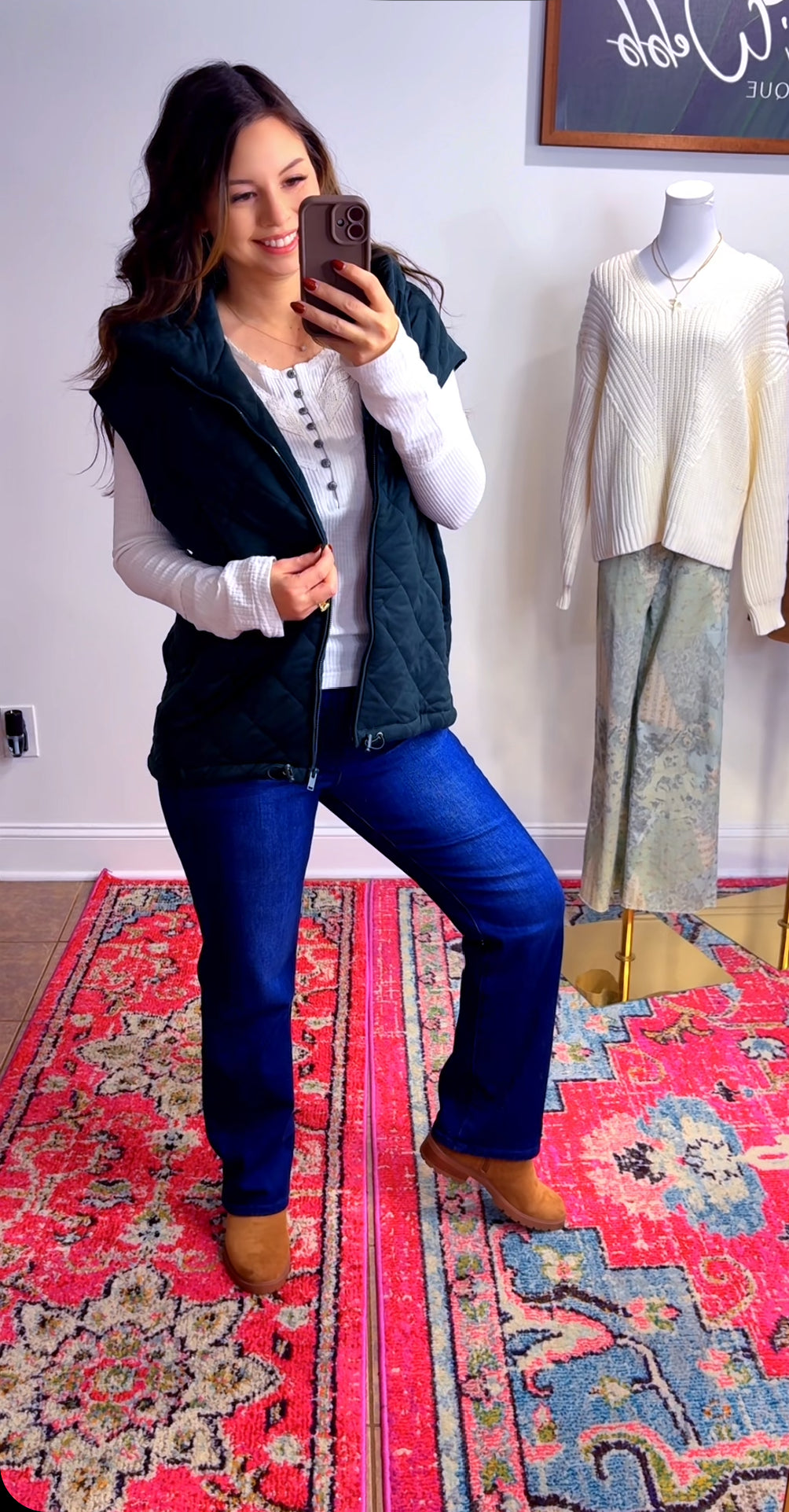 Quilted For Fall Vest (2 Colors)