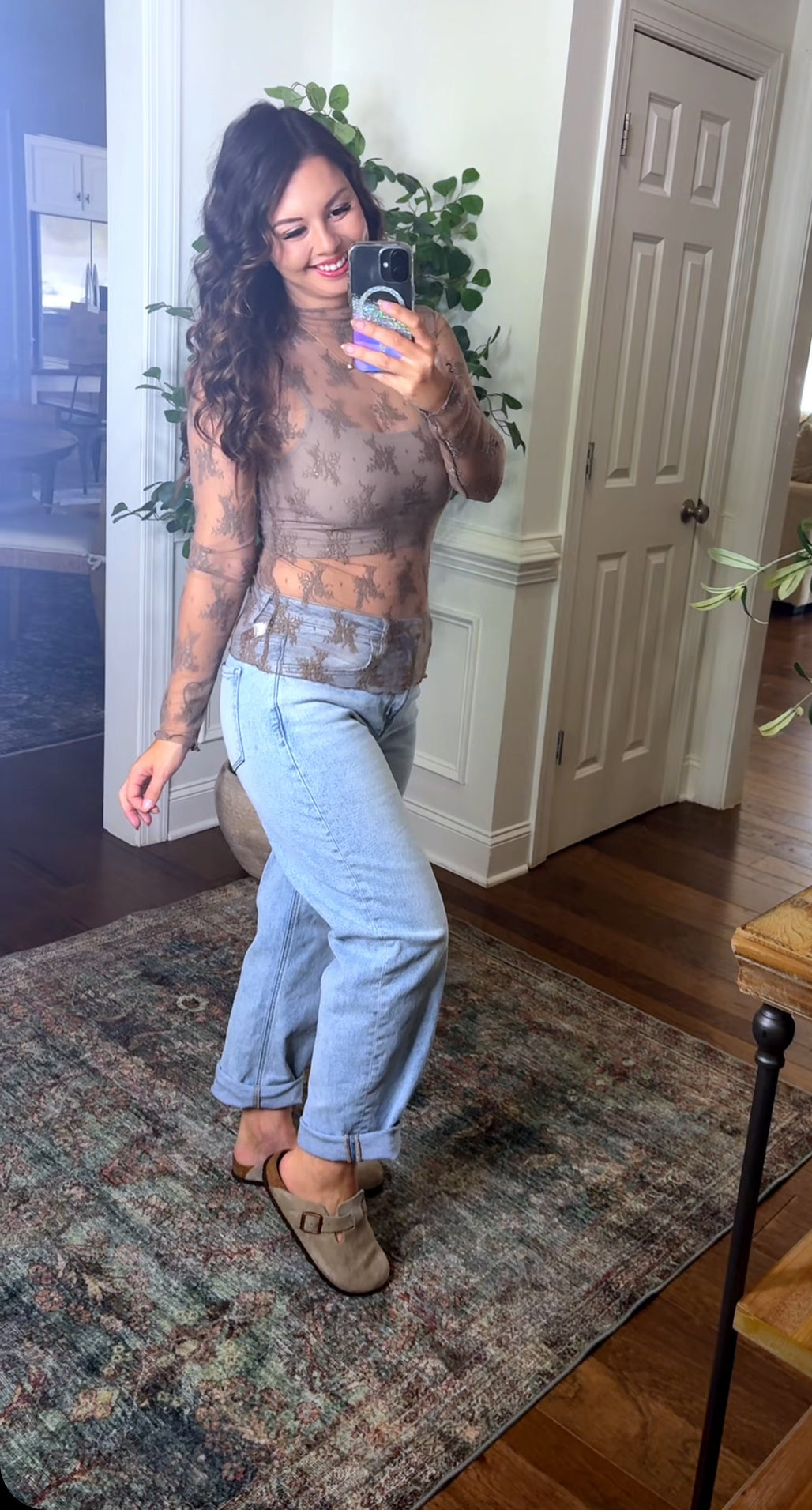 Beautiful in Mesh Top
