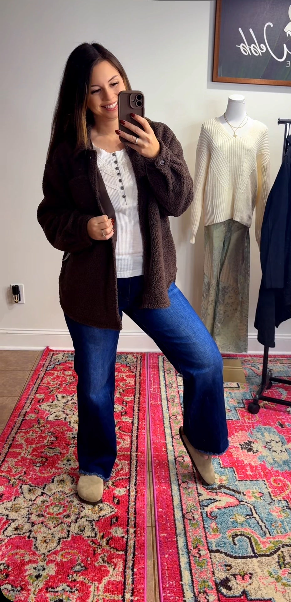 That Sherpa Button Up (2 Colors)