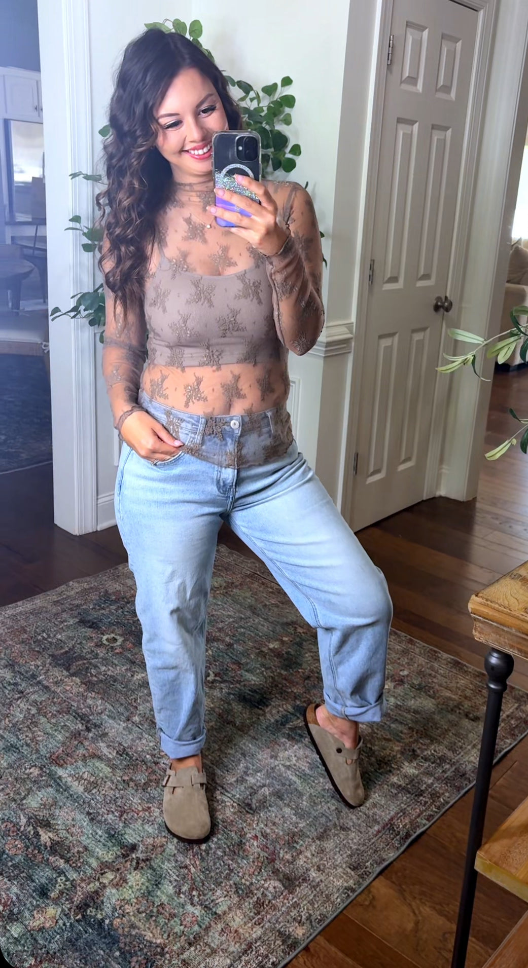 Beautiful in Mesh Top