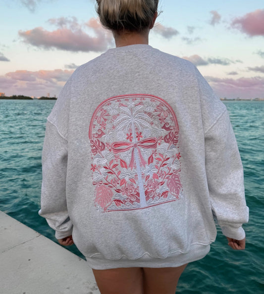 Tropical Palms Pullover