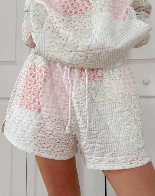 Quilted Pastel Shorts