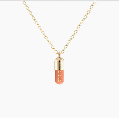 Chill Pill Necklace (3 Colors)