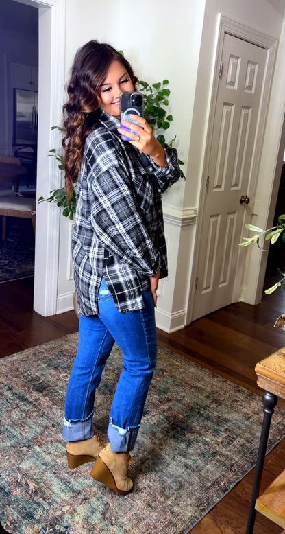 Darling Plaid Flannel (4 Colors)
