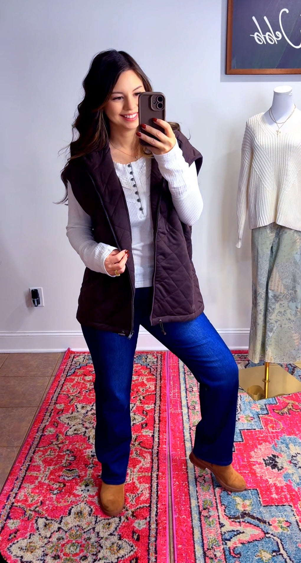 Quilted For Fall Vest (2 Colors)