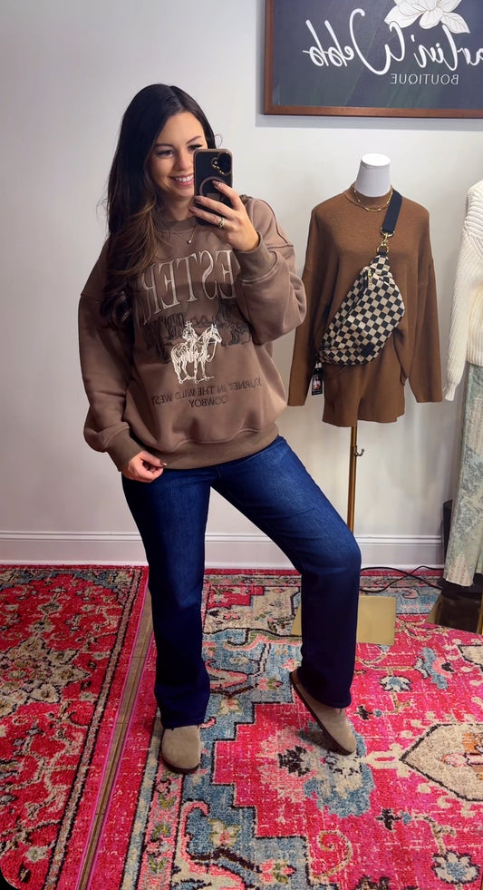 Western Graphic Pullover