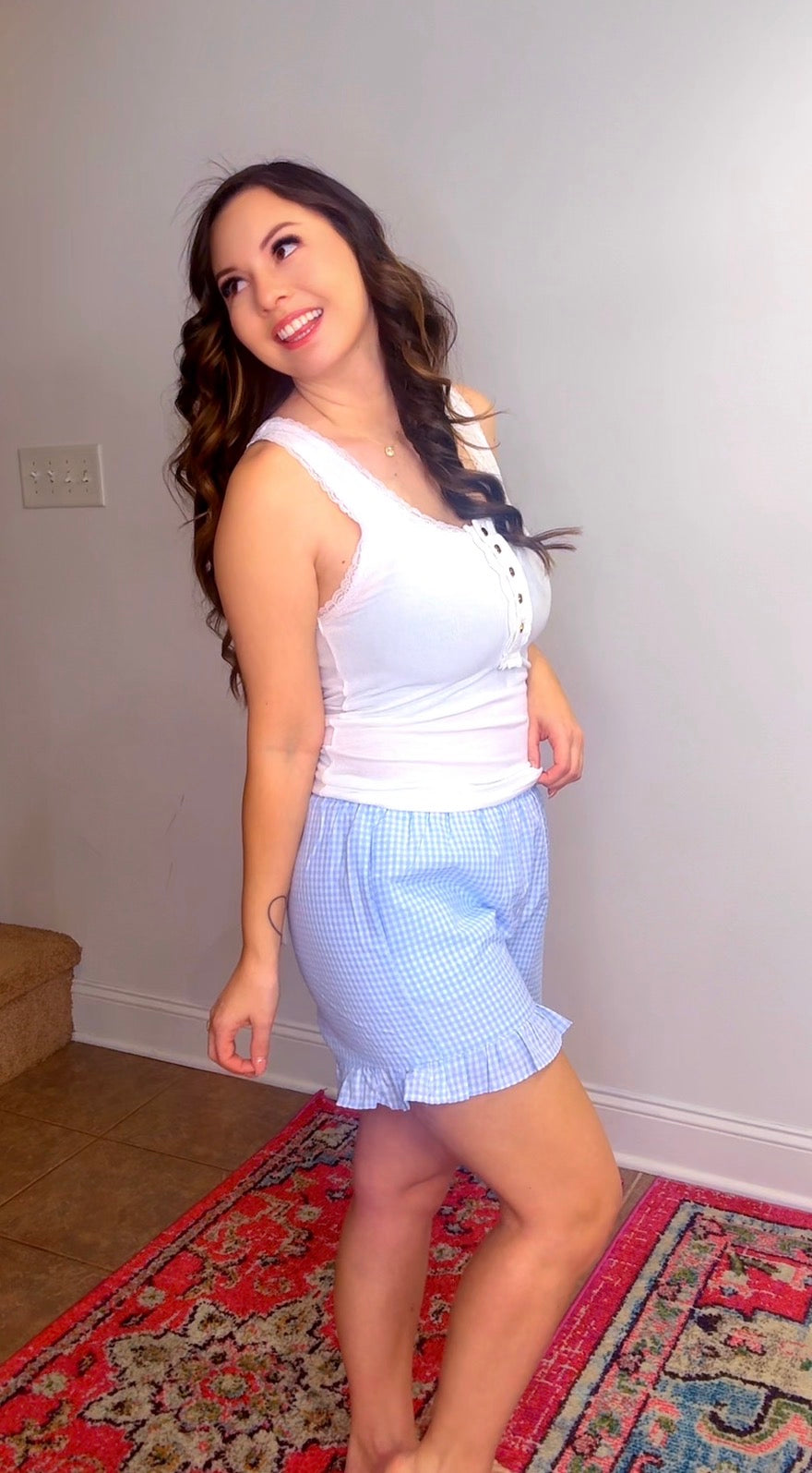 Gingham Shorts (2 Colors)