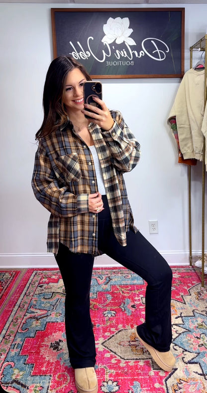 Darling Plaid Flannel (3 Colors)