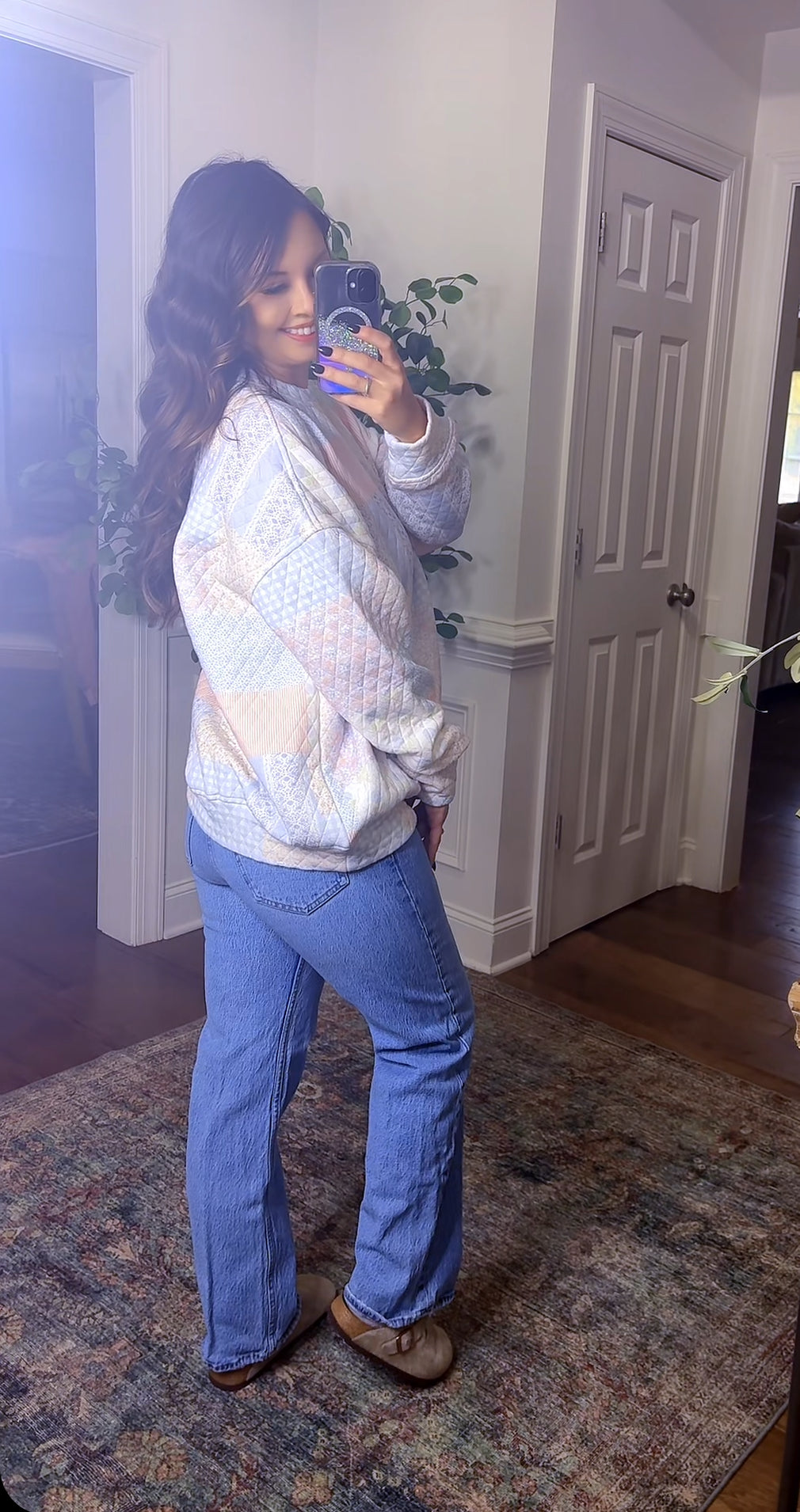 The Quilted Pastel Pullover