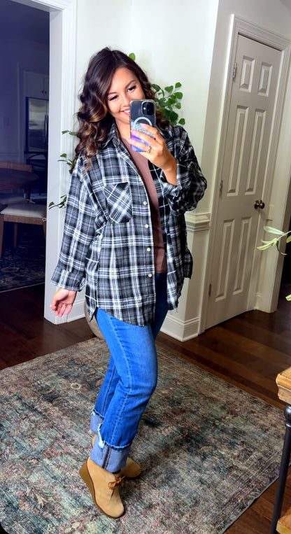Darling Plaid Flannel (4 Colors)