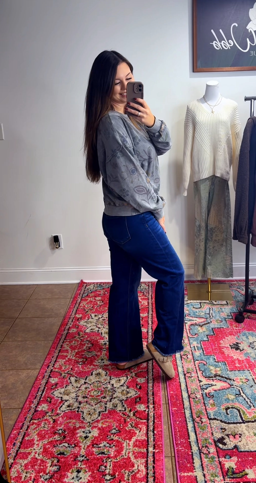 Fall Floral Pullover (2 Colors)