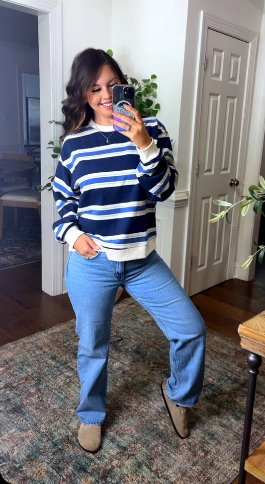 Shades of Blue Pullover