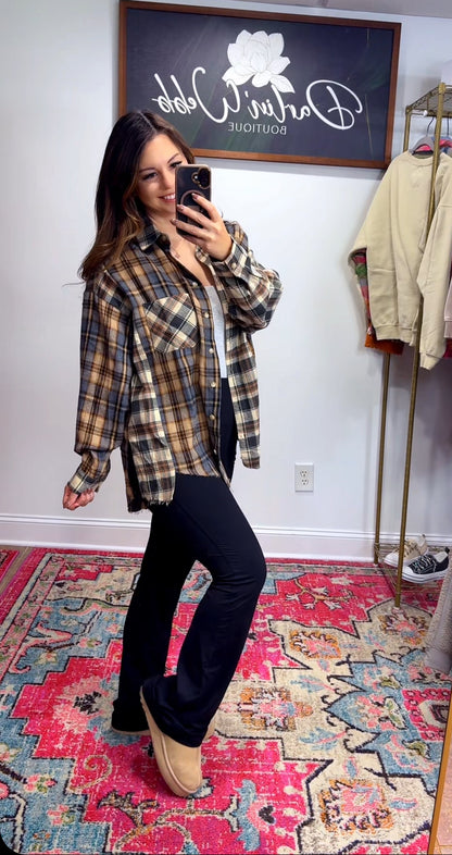 Darling Plaid Flannel (3 Colors)