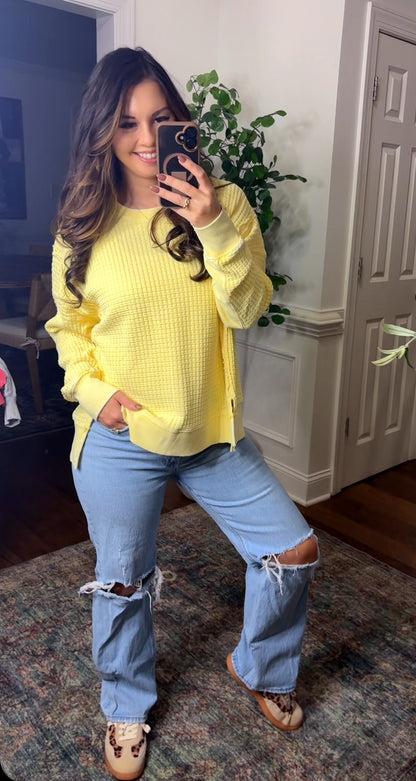 Autumn Ribbed Top (4 Colors)