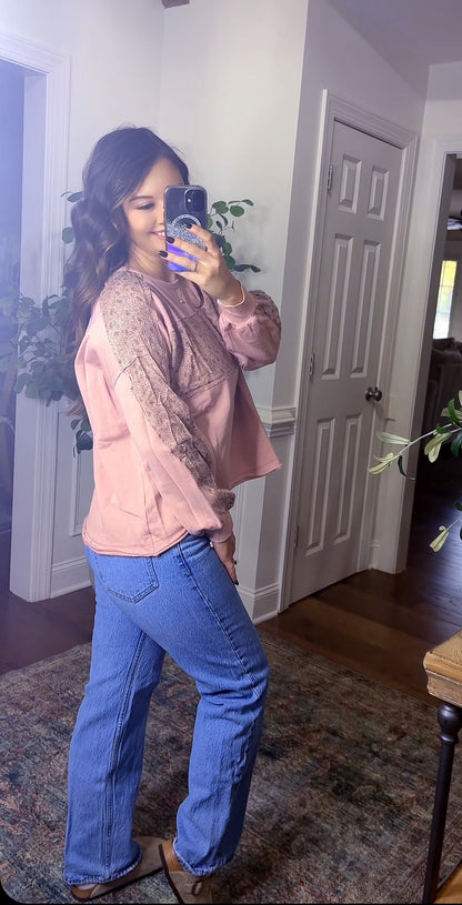 Boho Floral For Fall Top (2 Colors)