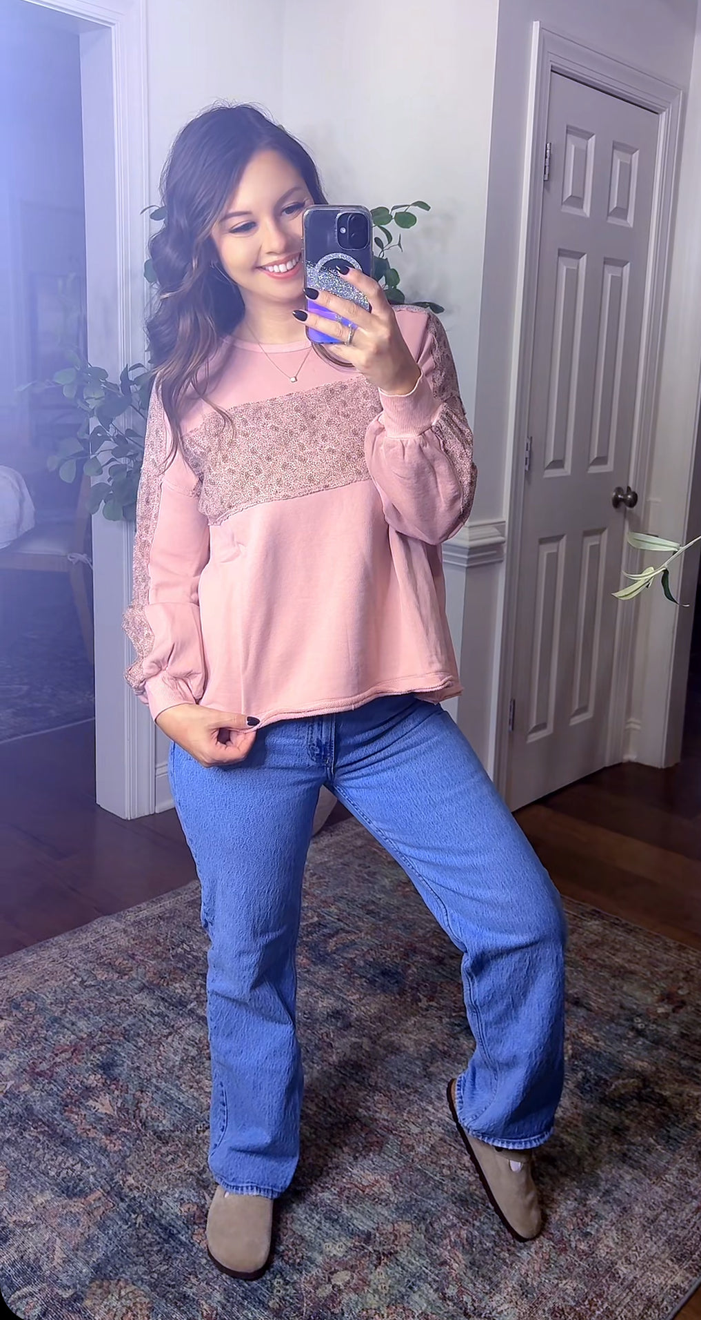 Boho Floral For Fall Top (2 Colors)