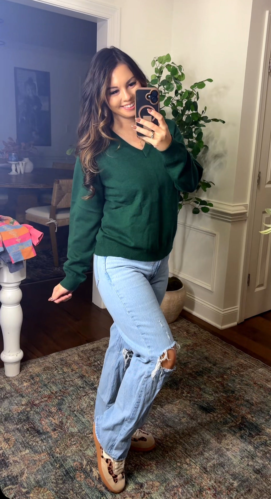 Winter Green Sweater